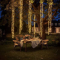 Світлодіодна гірлянда Casa Deco LED Lianen, 5 ліан по 192 см, тепле біле світло