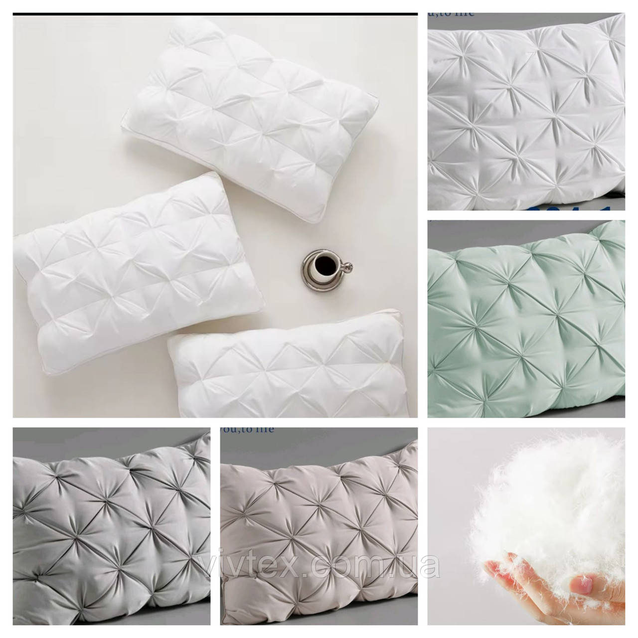 Подушка экопух 50x70 см, фото 1