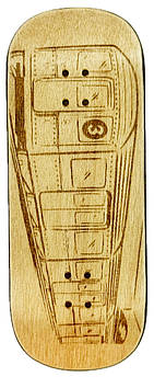 Дека для фінгерборда Workers FB Subway Train Low Popsicle 36 mm