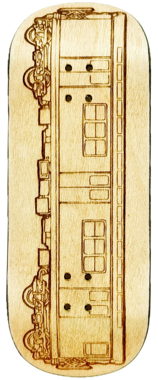 Дека для фингерборда Workers FB Train Сarriage Low Popsicle 36 mm, фото 1