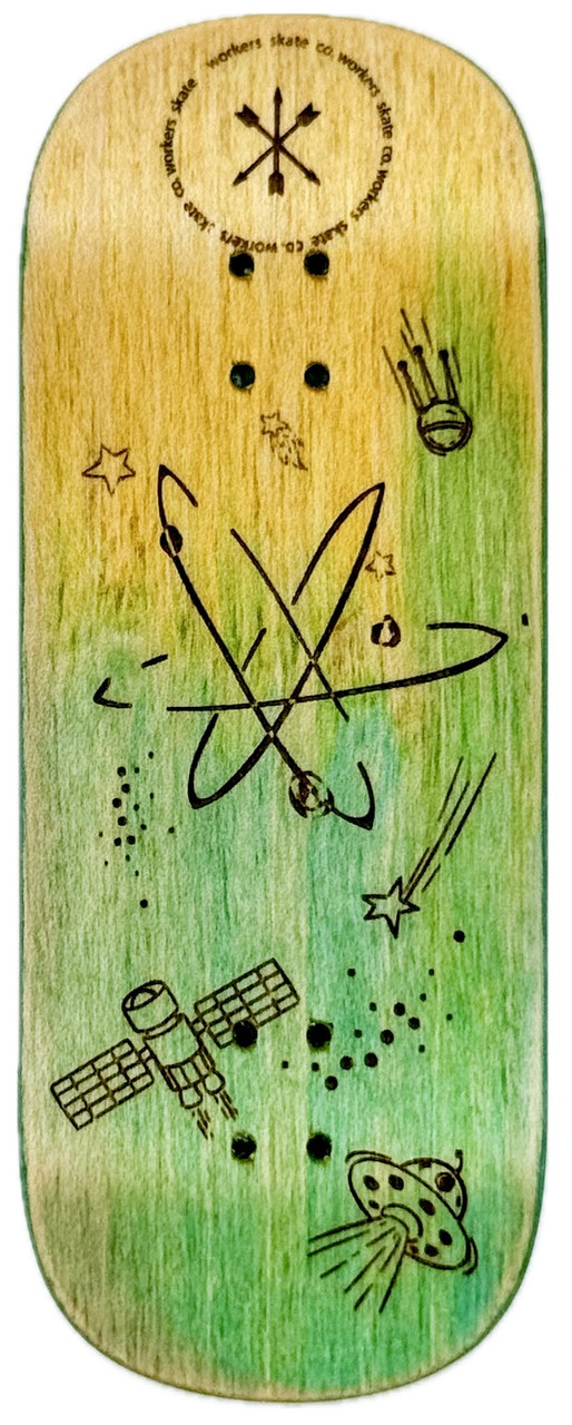 Дека для фігерборда Workers FB Universe Low Popsicle 36 mm, фото 1