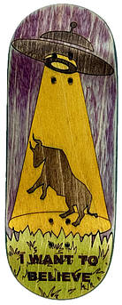 Дека для фінгерборда Workers FB Want To Believe High Street 36 mm