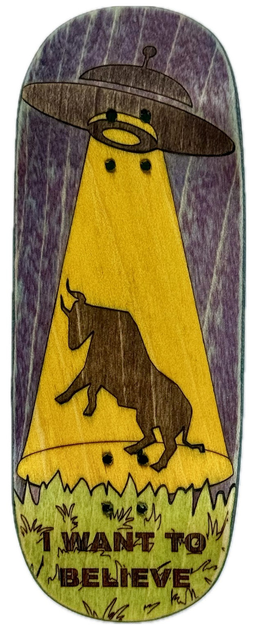 Дека для фингерборда Workers FB Want To Believe High Zero 36 mm, фото 1