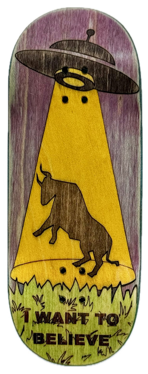 Дека для фінгерборда Workers FB Want To Believe Medium Street 36 mm, фото 1