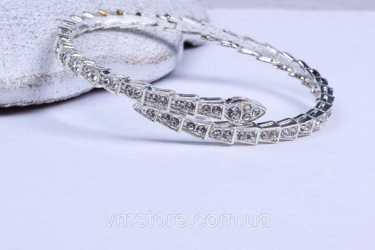 Браслет змія жіночій на руку біжутерія, фото 1