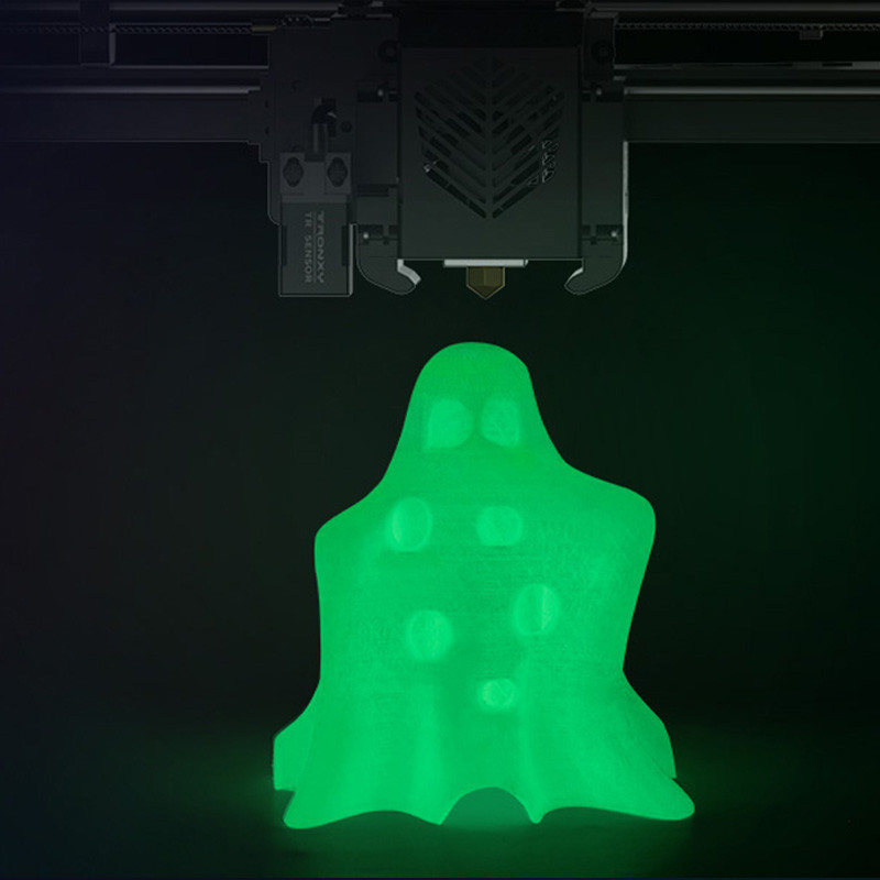 Пластик філамент для 3D-друку TRONXY PLA Glow In the Dark WHITE to GREEN Filament 1.75mm, 1kg