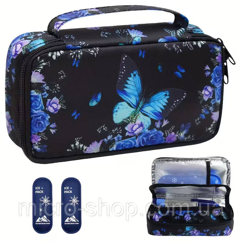 Великий Термопенал термочохол термосумка для інсуліну ліків з холодоагентом, фото 1