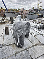 Скульптура "Слон" з граніту (ручна робота), фото 3