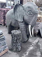 Скульптура "Слон" з граніту (ручна робота), фото 8