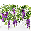 Штучні квіти для декору, штучна ліана гліцинії, фото 4