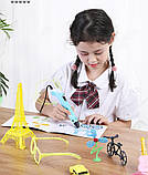 3D-ручка з LCD-дисплеєм 3D-PEN-3 2 режими подавання пластику Блакитний, фото 3