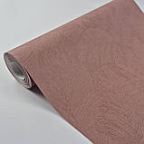 Шпалери вінілові на флізеліні 0.53 × 10.05 м Marburg 57950, темно-рожево-пудрові для спальні, вітальні, кабінету, фото 5