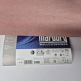 Шпалери вінілові на флізеліні 0.53 × 10.05 м Marburg 57950, темно-рожево-пудрові для спальні, вітальні, кабінету, фото 6