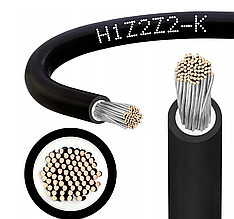 Кабель для сонячних батарей Одескабель H1Z2Z2-K 1х4 (Solar кабель 4 мм²) чорний