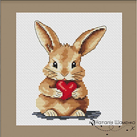 Набір для вишивання хрестиком ТМ Шаменко Наталія Зайка НШ-00050