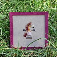 Набір для вишивання хрестиком ТМ Шаменко Наталія Кінь НШ-00090