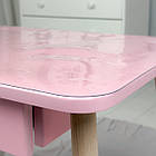 М'яке скло для захисту від подряпин для прямокутного столу 60×45см, фото 3