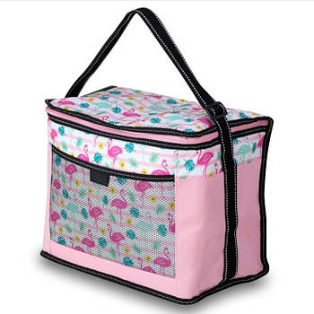 Дорожня Термосумка для продуктів та напоїв Semi Line 18 Pink Print (L2018-4) для пікніка