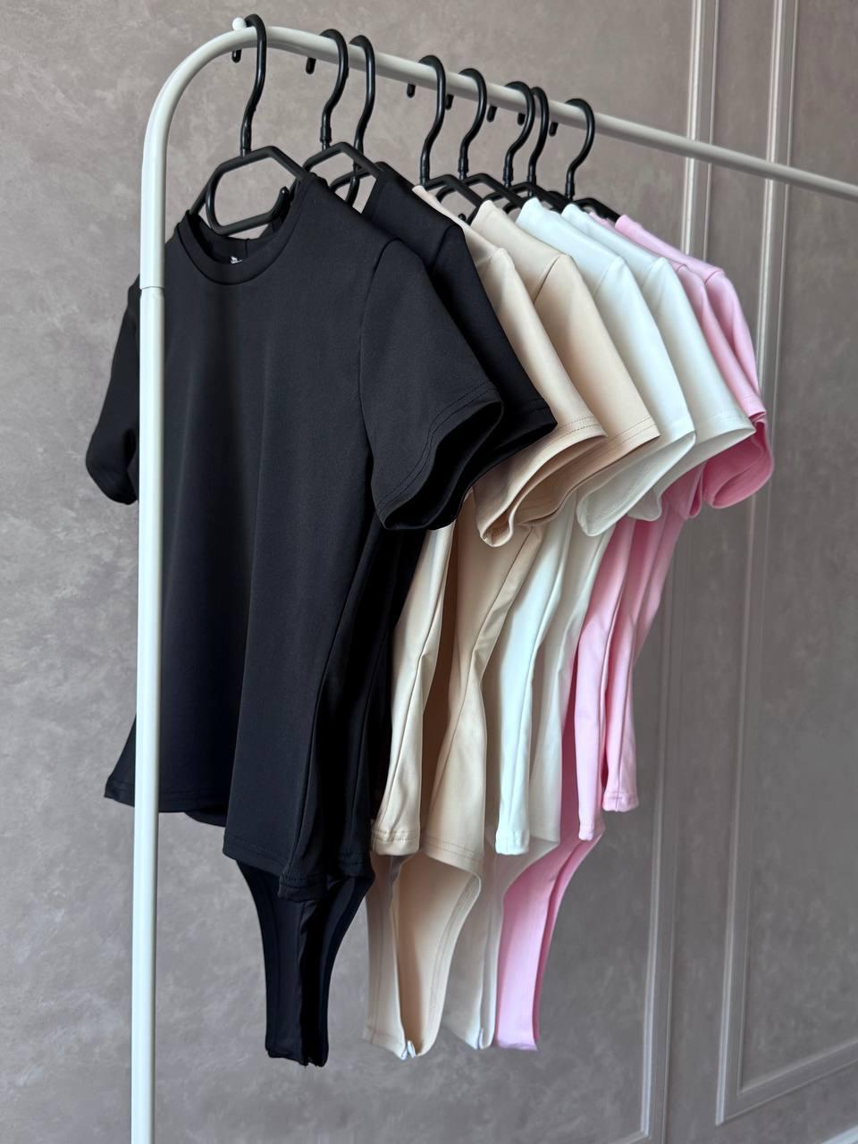 Боді жіночий з мікродайвінгу Модель: 1366-407 Колір: рожевий, беж, фото 1