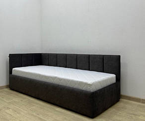 Ліжко кутове м'яке дитяче Дрім з металевим каркасом Вірконі купити в Одесі, Україні