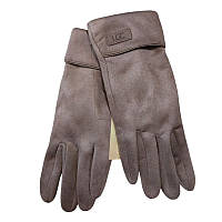 Рукавички сенсорні жіночі one size кавовий