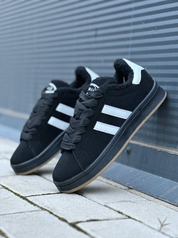 Кеди чоловічі зимові чорні (HB680-8), фото 1