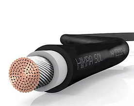 Кабель для сонячних батарей Одескабель H1Z2Z2-K 1х6 (Solar кабель 6 мм²) чорний