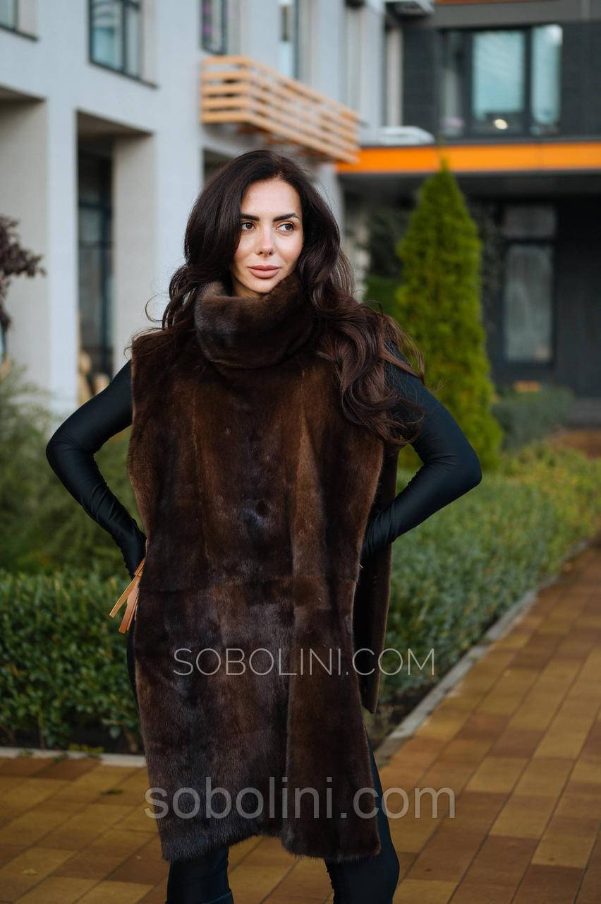 Манішка з хутра норочки Nafa, фото 1