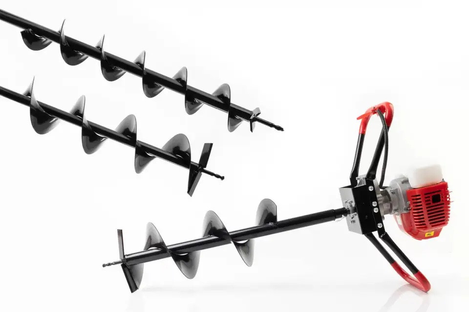 Мотобур (бензобур) Hammer HM-116 з 3 шнеками