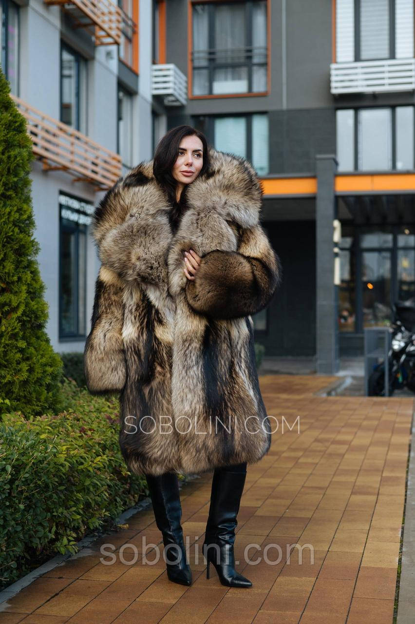 Чарівна шубка з хутра Raccoon, фото 1