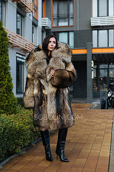 Чарівна шубка з хутра Raccoon