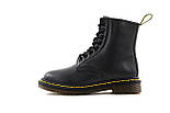 Зимові чоловічі черевики Dr.Martens мартінс чорні на хутрі теплі 41-44р. Живе фото, фото 5