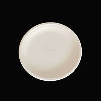 Тарілка ЕКО з дерев'яного волокна d-220 мм, h-20 мм. 50 шт/уп, 10 уп/ящ  WFRP 22-1