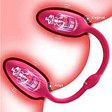 Подвійний гнучкий анально-вагінальний вібратор Pretty Love Double Egg, фото 2