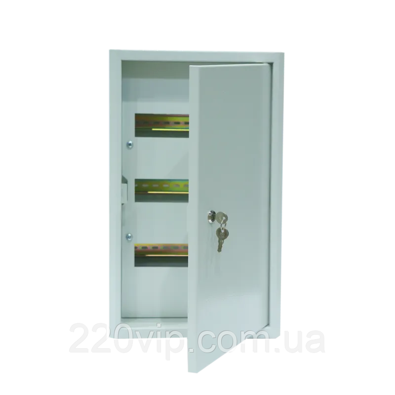 Щит металевий 36 модулів врізний UEC, ШРВ-36 IP31, MKM14-V-36-30-U корпус внутрішній бокс, фото 1