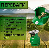 Пропановий балон 5 літрів Газовий балон із безпечним клапаном Газовий балон із пальником JAN Svarka" VIP, фото 4