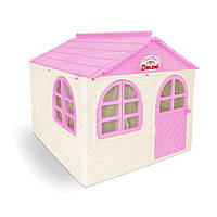 Дитячий ігровий пластиковий будиночок зі шторками ТМ Doloni (середній)