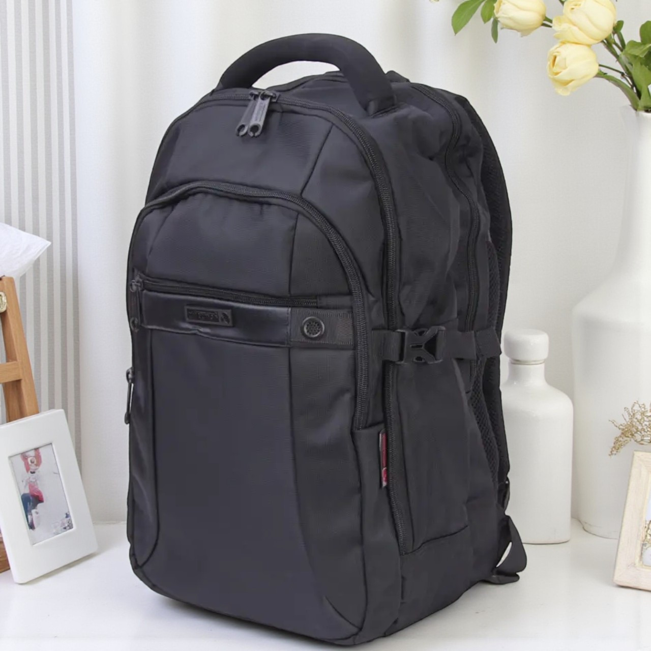 Рюкзак чоловічий Witzman чорний, міський рюкзак для чоловіків, міцний спортивний рюкзак, фото 1