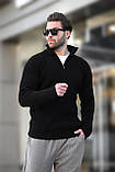 Чоловічий в'язаний светр без горла, фото 2