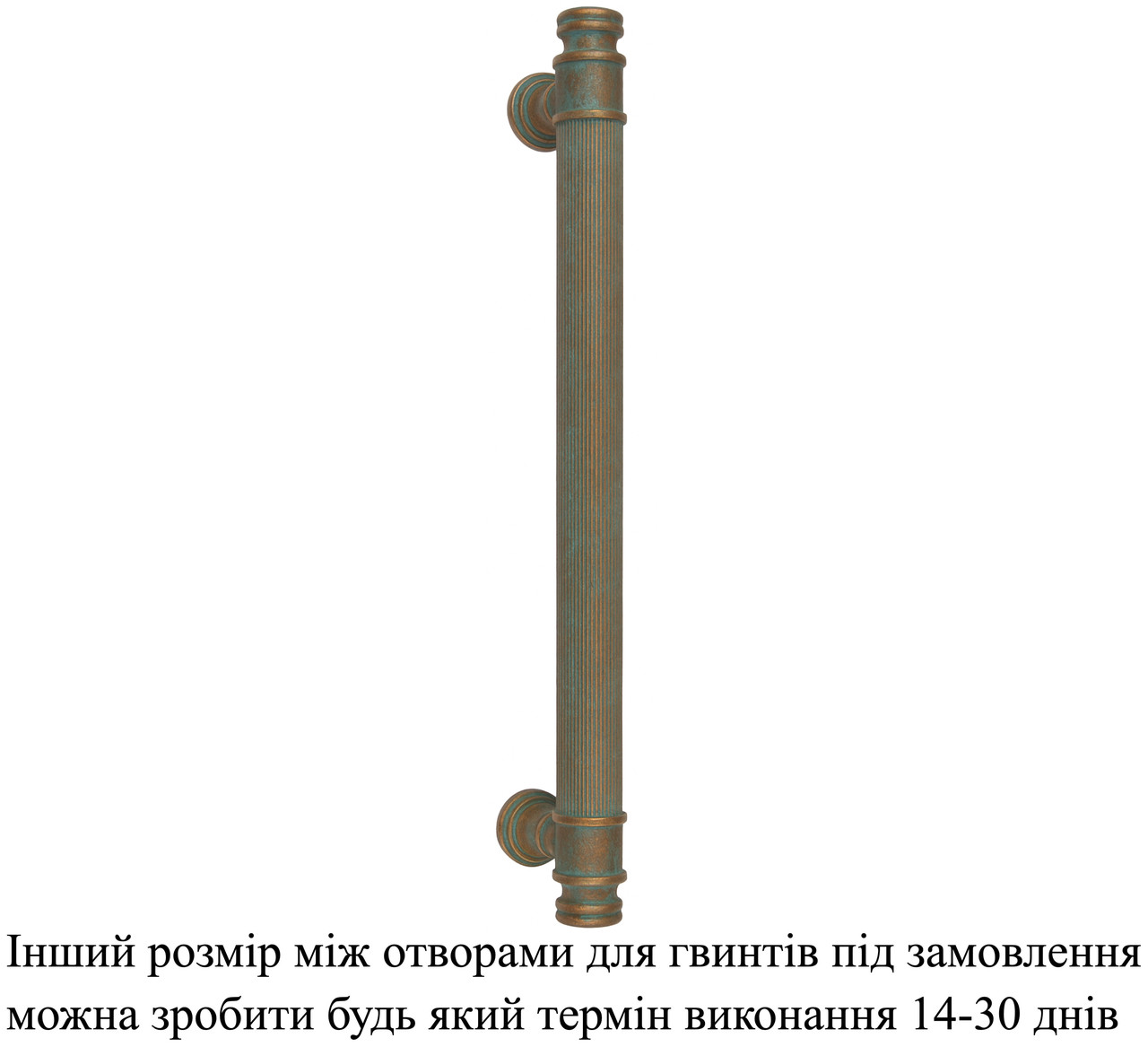 Ручки дверні скоби UNO BAROCCO MONICA 824 Бронза антична ДІАМЕТР РУЧКИ 4 СМ.
