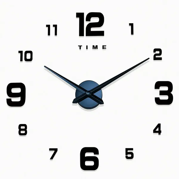 Годинник настінний діаметр 10 см круглий годинник на кухню в стилі лофт, фото 1