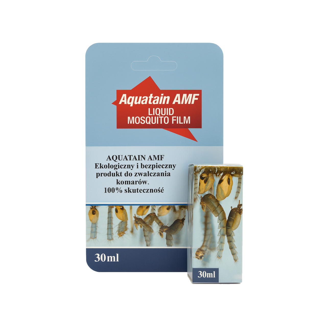 Біопрепарат для боротьби з личинками комарів у водоймах