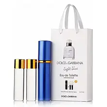 Парфум чоловічий Dolce&Gabbana Light Blue Pour Homme 3x15 мл