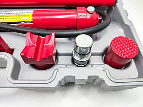 Набір інструмента 3в1 (комплект розтяжок гідравлічних 10т + стяжка гідравлічна рухомий гак 10т + молоткі 7 од) Profline 97060-203, фото 4