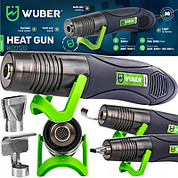 Фен будівельний Wuber портативний 350Вт 350°C з регулюванням температури (Польща)