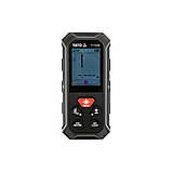 Дальномір лазерний 2 напрямний LCD- дисплей (дальність 2х 100м) похибка ±2мм (живлення акумулятор 3.7В /850мАГод) Yato YT-731250, фото 2