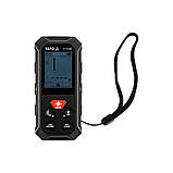 Дальномір лазерний 2 напрямний LCD- дисплей (дальність 2х 100м) похибка ±2мм (живлення акумулятор 3.7В /850мАГод) Yato YT-731250, фото 6