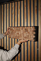 Вішак для одягу настінний дерев'яний, вішалка для одягу дерев'яна