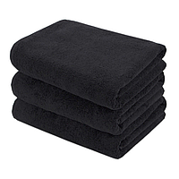 Рушник махровий Туреччина Barber-Spa Black Premium 40*70 (20/2) 450 г/м²