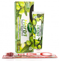 Зубна паста Dabur Herb'l "Оливка" (150г.) + зубна щітка